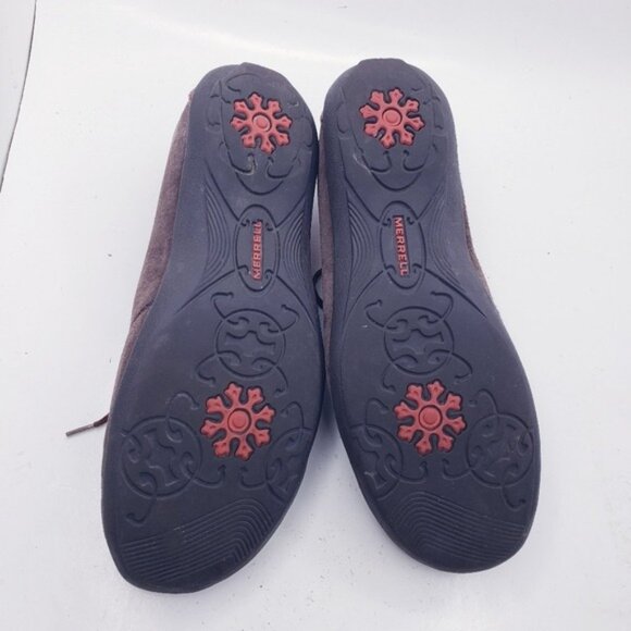 Merrell Rosella Coffee Bean Brown Suede Leather Oxford Shoes Women's Size 7 - Picture 10 of 12